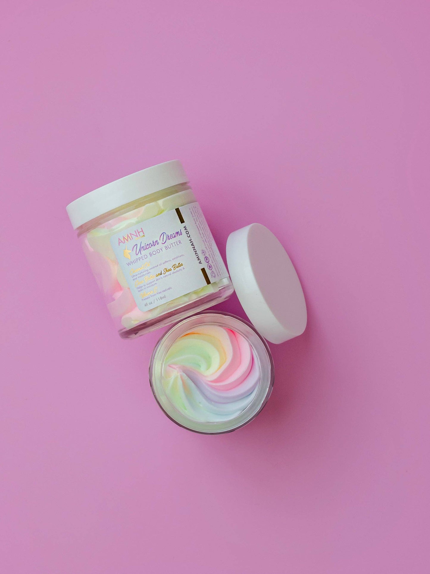 Beurre corporel fouetté « Unicorn Dreams »: ÉTIQUETÉ