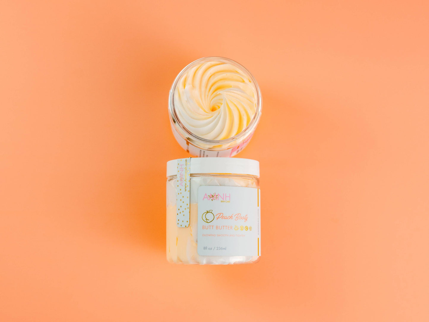 Ta crème fessier – Pêche 🍑 La routine de Bonbon