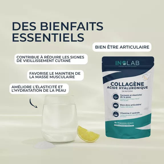 Ton Collagène Marin en Poudre - Fruit Rouge🍓🫐- Peau & Articulations - Complexe avec Acide Hyaluronique + Acérola