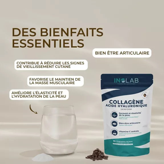 Ton Collagène Marin en Poudre - Fruit Rouge🍓🫐- Peau & Articulations - Complexe avec Acide Hyaluronique + Acérola