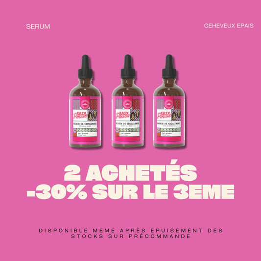 Elixir de croissance cheveux épais - cure 3 mois