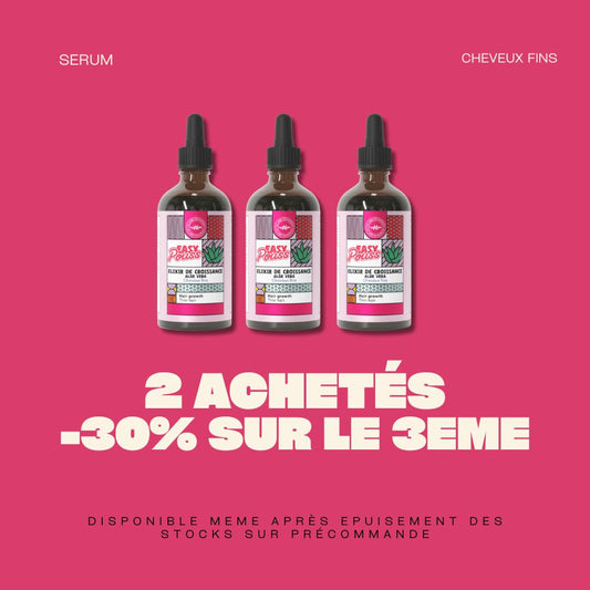 Elixir de croissance cheveux fin - cure 3 mois